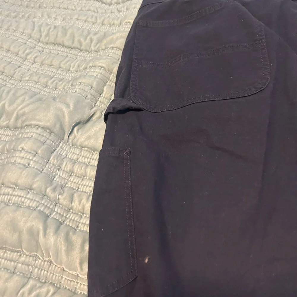 Carhartt Rugged Flex Canvas Work Pants | 26W | Navy
